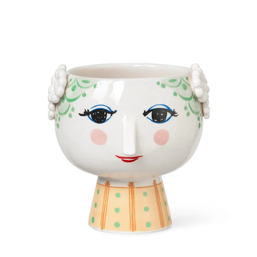 BJØRN WIINBLAD Bjørn Wiinblad Eva Potteskjuler På Fot 15,5 cm Lys Grønn