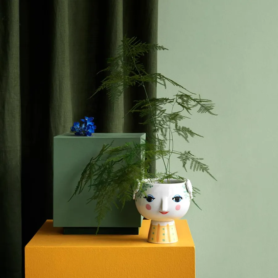 BJØRN WIINBLAD Bjørn Wiinblad Eva Potteskjuler På Fot 15,5 cm Lys Grønn