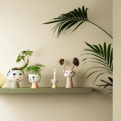 BJØRN WIINBLAD Bjørn Wiinblad Eva Potteskjuler På Fot 15,5 cm Lys Grønn