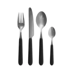 CHRISTIANIA 1739 Bari Bestikksett 16 Deler Sort