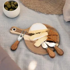 CHRISTIANIA 1739 Parma Ostesett 3 Deler med Ostebrett