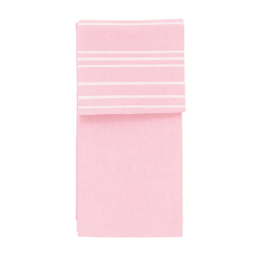 CHRISTIANIA GLASMAGASIN Collection Kjøkkenhåndkle 50x70cm Rosa Striper
