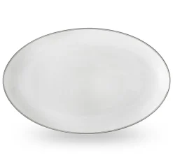 WIK & WALSØE FAT OVALT 39CM HVIT/