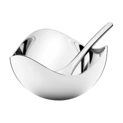 GEORG JENSEN Bloom Saltkar Med Skje