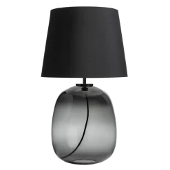 HADELAND GLASSVERK Austra Bordlampe Røkgrå