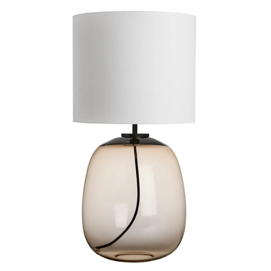 HADELAND GLASSVERK Austra Bordlampe Kakao