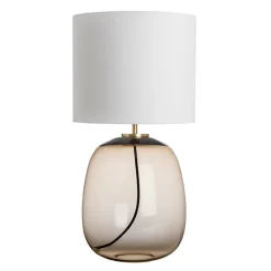 HADELAND GLASSVERK Austra Bordlampe Kakao