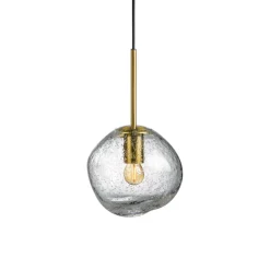 HADELAND GLASSVERK Crystal Stone Pendellampe