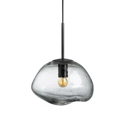 HADELAND GLASSVERK Crystal Stone Pendellampe