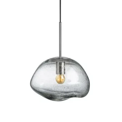 HADELAND GLASSVERK Crystal Stone Pendellampe