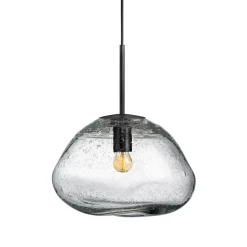 HADELAND GLASSVERK Crystal Stone Pendellampe