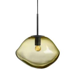 HADELAND GLASSVERK Crystal Stone Pendellampe