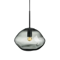 HADELAND GLASSVERK Crystal Stone Pendellampe