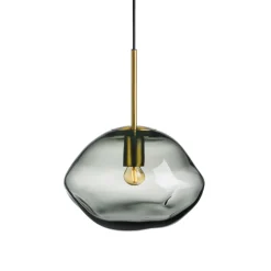 HADELAND GLASSVERK Crystal Stone Pendellampe