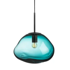 HADELAND GLASSVERK Crystal Stone Pendellampe