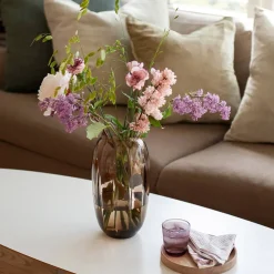 HADELAND GLASSVERK Ella Vase 29cm Kakao