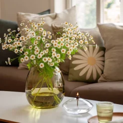 HADELAND GLASSVERK Ella Vase 22cm Oliven