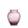 HADELAND GLASSVERK Emily Vase 23cm Rosa Optikk