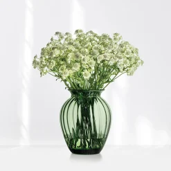 HADELAND GLASSVERK Emily Vase 26,5cm Grønn Optikk