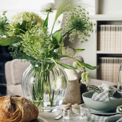 HADELAND GLASSVERK Emily Vase 23cm Klar Optikk