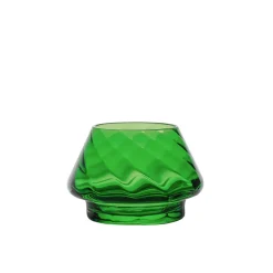 HADELAND GLASSVERK Gran Lyslykt Grønn Optikk 2pk