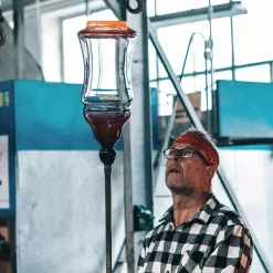 HADELAND GLASSVERK Hanabi Stormlykt 25,5cm