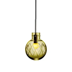 HADELAND GLASSVERK Krystallkule Taklampe