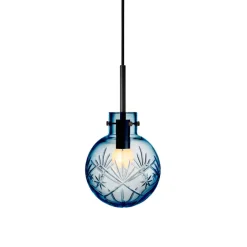 HADELAND GLASSVERK Krystallkule Taklampe