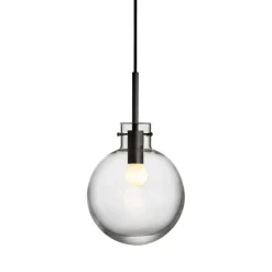 HADELAND GLASSVERK Krystallkule Taklampe