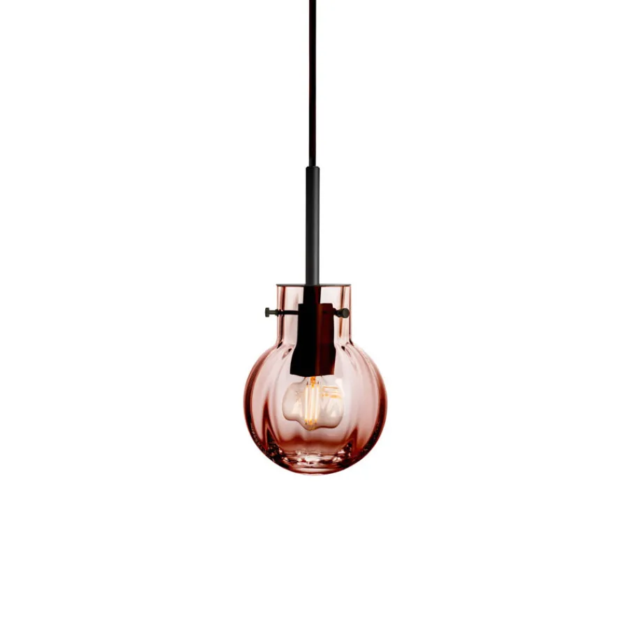 HADELAND GLASSVERK Krystallkule Taklampe