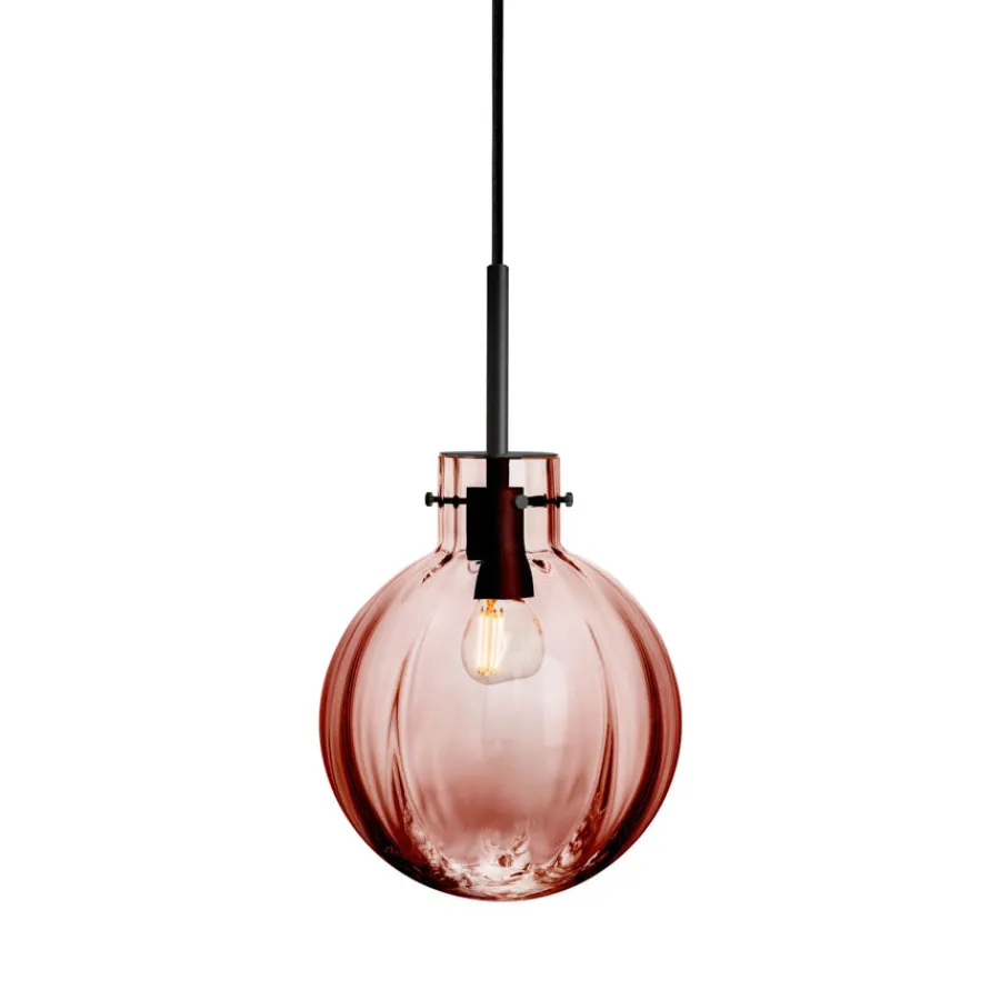 HADELAND GLASSVERK Krystallkule Taklampe