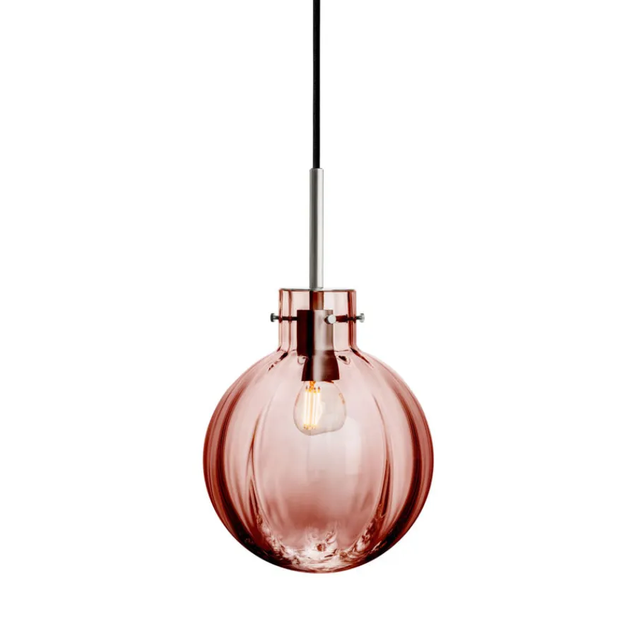 HADELAND GLASSVERK Krystallkule Taklampe