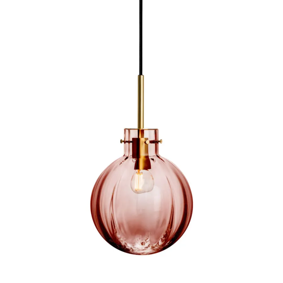 HADELAND GLASSVERK Krystallkule Taklampe