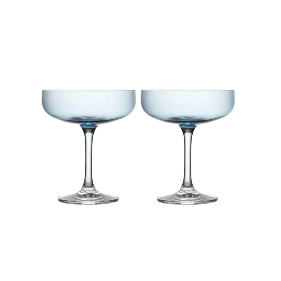 HADELAND GLASSVERK Odyssé Cavaskål Blå 25cl 2pk