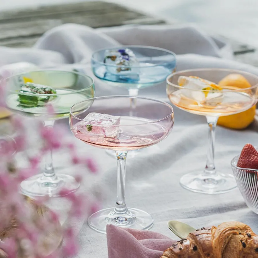 HADELAND GLASSVERK Odyssé Cavaskål Blå 25cl 2pk