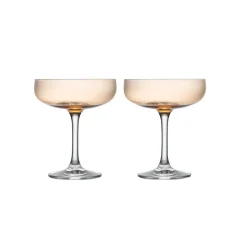 HADELAND GLASSVERK Odyssé Cavaskål Orange 25cl 2pk