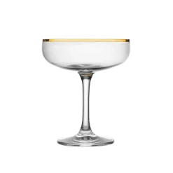 HADELAND GLASSVERK Odyssè Cavaskål Gullkant 2stk 25cl