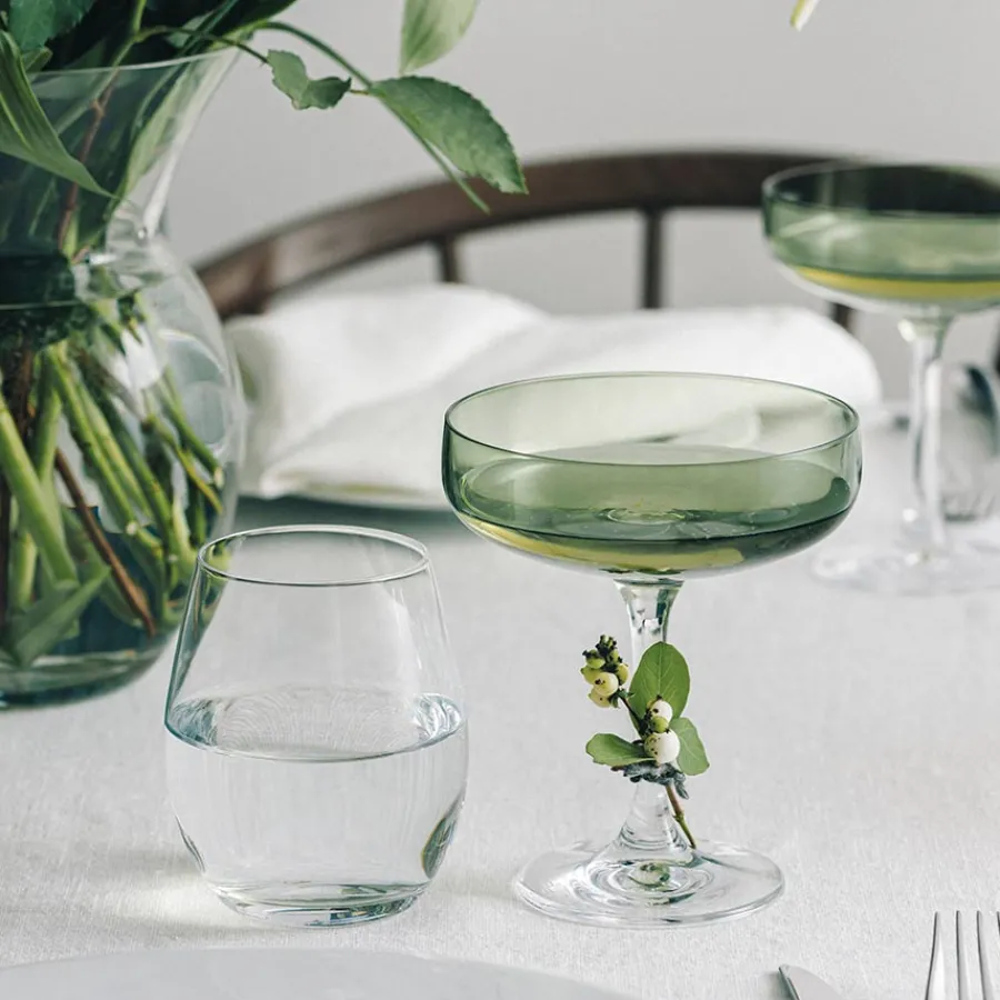 HADELAND GLASSVERK Odyssé Cavaskål Oliven 25cl 2pk