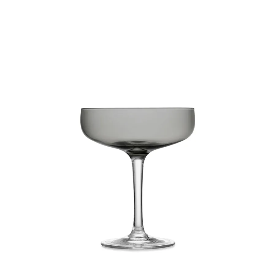 HADELAND GLASSVERK Odyssé Cavaskål Røkgrå 25cl 2pk