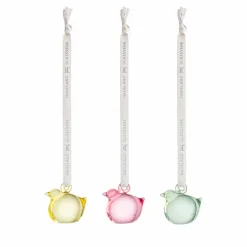 HADELAND GLASSVERK Påskekyllinger Oppheng Klar 3pk