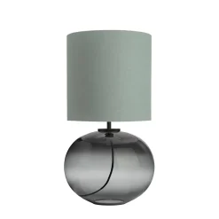 HADELAND GLASSVERK Senja Bordlampe Røkgrå