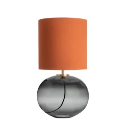 HADELAND GLASSVERK Senja Bordlampe Røkgrå