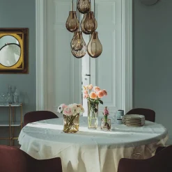 HADELAND GLASSVERK Sine Lyslykt 12,5 cm Kakao