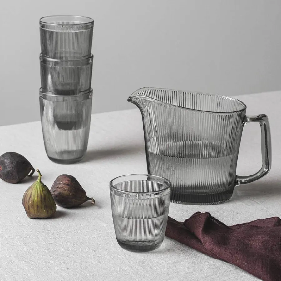 HADELAND GLASSVERK Siri Mugge 1L Røkgrå