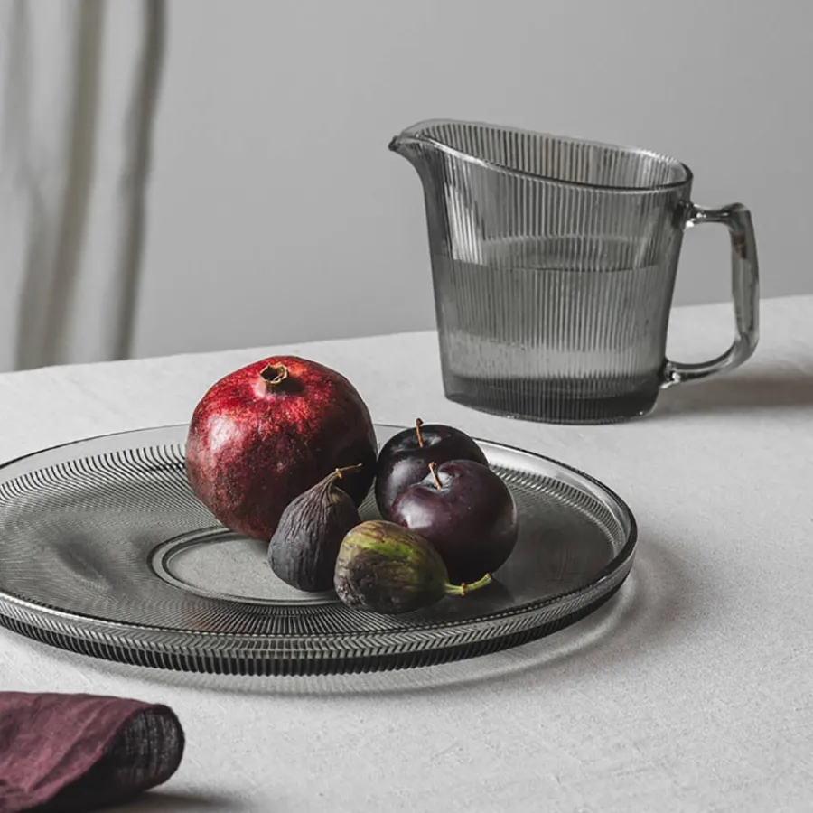 HADELAND GLASSVERK Siri Mugge 1L Røkgrå