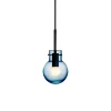 HADELAND GLASSVERK Stålblå Taklampe