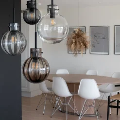 HADELAND GLASSVERK Hadeland Krystallkule Taklampe 5stk