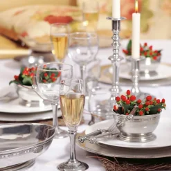 HADELAND LYS OG TINN Hvitvinsglass