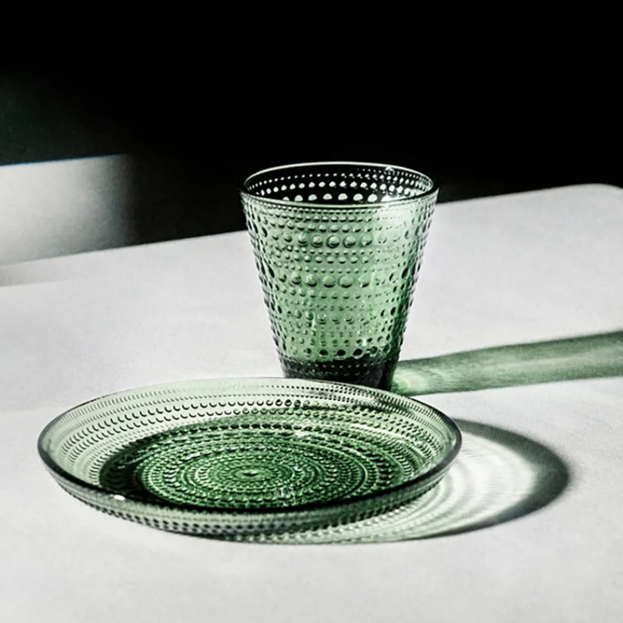 IITTALA Kastehelmi Asjett 17cm Furu Grønn