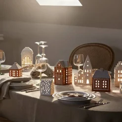 KÄHLER DESIGN Kähler Gingerbread Lyshus Liten Brun